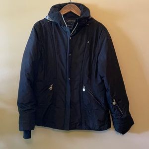 Black Calvin Klein ski jacket, women’s large